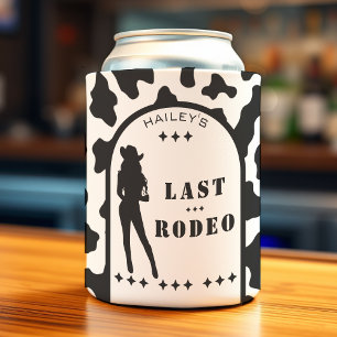 Rafraîchisseur Pour Canette Vache Print Cowgirl Mariage Bachelorette Party