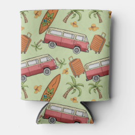 Rafraîchisseur Pour Canette Vans, planches de surf et palmiers peuvent refroid