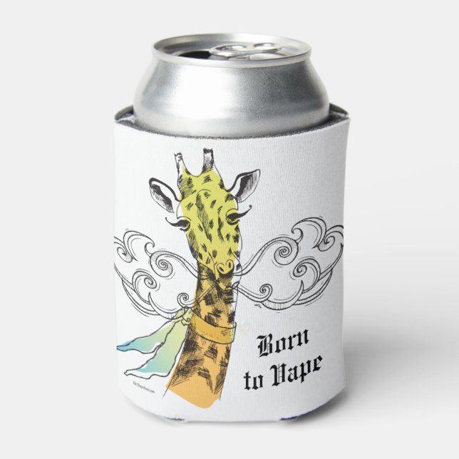 Rafraîchisseur Pour Canette VAPE | Né à Vape Giraffe par VapeGoat™ (Can devant)