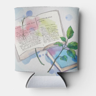 Rafraîchisseur Pour Canette Verdure & Pages - Refroidisseur de canette artisti