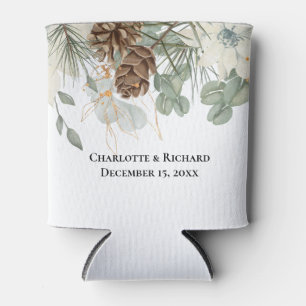 Rafraîchisseur Pour Canette Verdure rustique & Pinecones