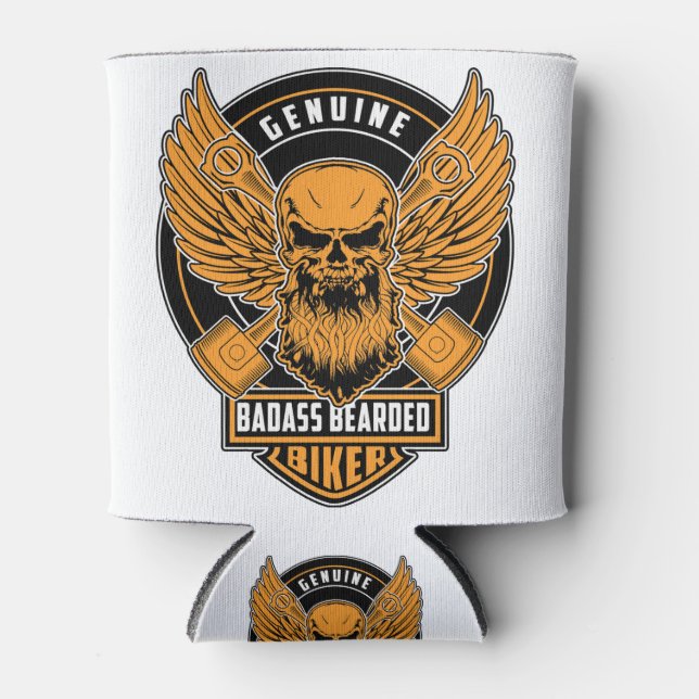 Rafraîchisseur Pour Canette Véritable biker bavard (Devant)