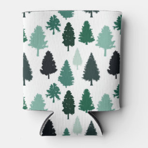 Rafraîchisseur Pour Canette Vert Motif Pine Tree