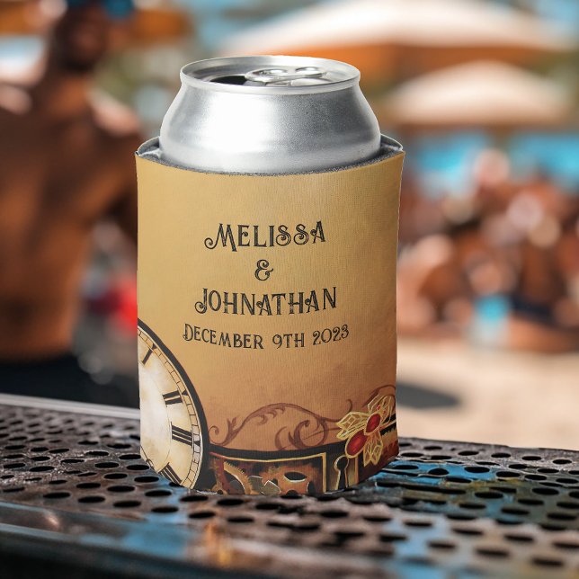 Rafraîchisseur Pour Canette Victorian Steampunk Elegance Mariage (Créateur téléchargé)