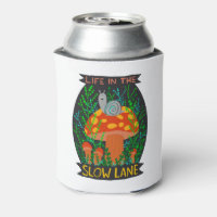 Vie dans le Champignon d'escargot mou Lane Lente