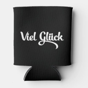 Rafraîchisseur Pour Canette Viel Glück Bonne chance Langue Allemande