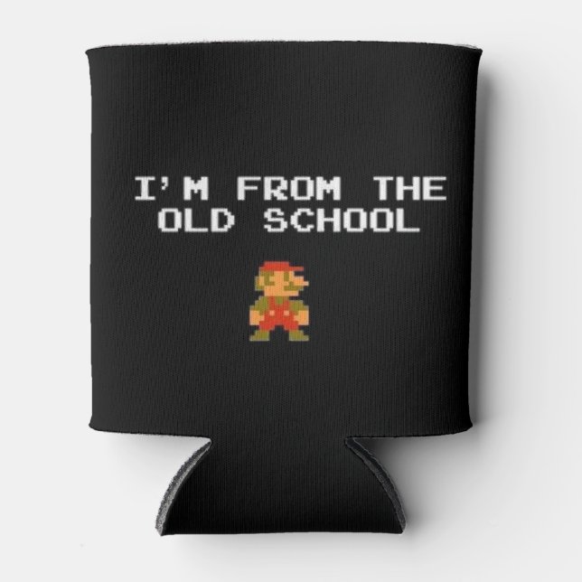 Rafraîchisseur Pour Canette vieux jeux d'école peut coozie (Devant)
