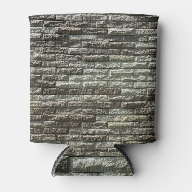 Rafraîchisseur Pour Canette Vieux mur de briques : Texture dénudée (Devant)
