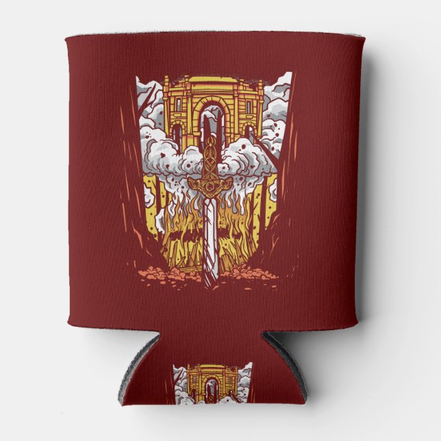 Rafraîchisseur Pour Canette Viking Funeral Can Cooler (Devant)
