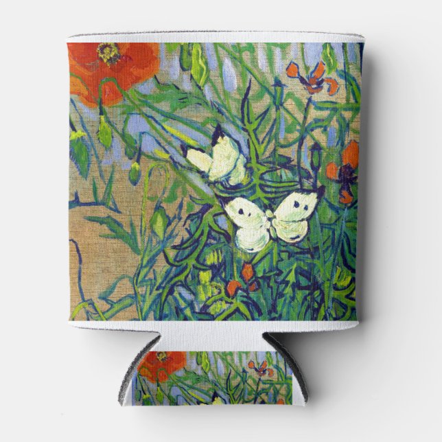 Rafraîchisseur Pour Canette Vincent van Gogh Papillons et papillons (Devant)