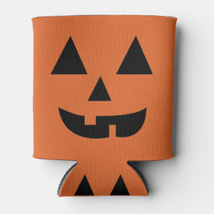 Rafraîchisseur Pour Canette Visage de Citrouille Halloween