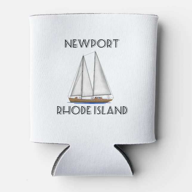 Rafraîchisseur Pour Canette Voile Newport Rhode Island (Devant)
