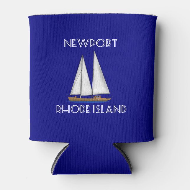 Rafraîchisseur Pour Canette Voile Newport Rhode Island (Devant)
