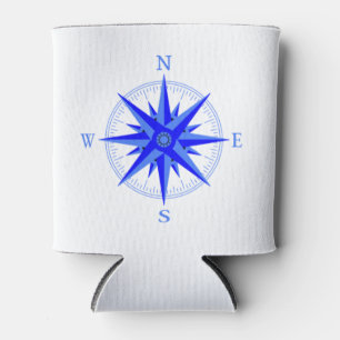 Rafraîchisseur Pour Canette Voile - Rose des Vents Compas Nautical Chemise