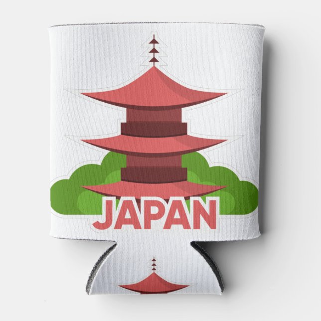 Rafraîchisseur Pour Canette voyage au japon icône pays japon (Devant)
