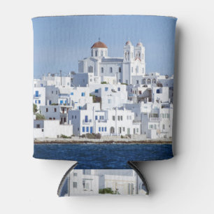 Rafraîchisseur Pour Canette Vue sur l'île de Paros Village Naoussa