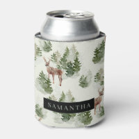 Watercolor Winter Forest Motif sans joint