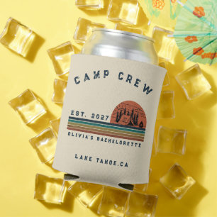 Rafraîchisseur Pour Canette Week-end de camping personnalisé pour enterrement