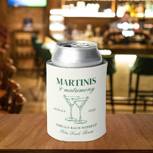 Rafraîchisseur Pour Canette Week-end de célibataire Martinis et Matrimony