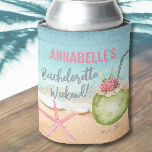 Rafraîchisseur Pour Canette Week-end de fête de jeune fille Plage mignonne