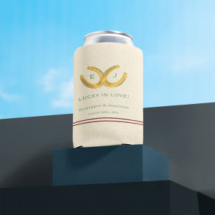 Rafraîchisseur Pour Canette Western Horseshoe Mariage