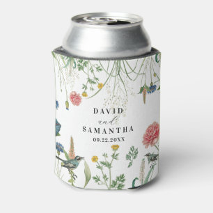 Rafraîchisseur Pour Canette Whimsical Secret Garden Fleurs sauvages @