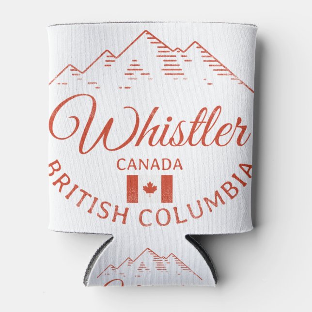 Rafraîchisseur Pour Canette Whistler BC Canada Mountain (Devant)