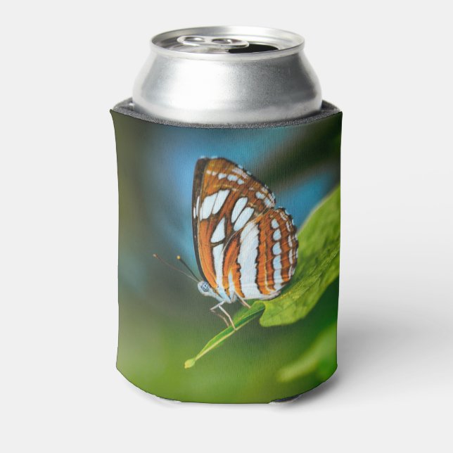 Rafraîchisseur Pour Canette White and Orange Striped Butterfly (Can Dos)
