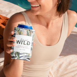 Rafraîchisseur Pour Canette Wild In Love   Fête des mariées de la jungle