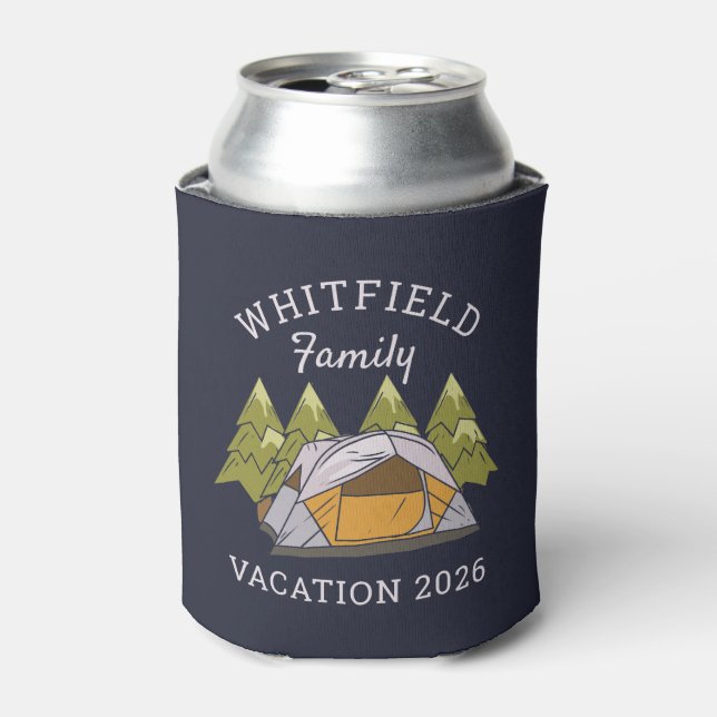 Rafraîchisseur Pour Canette Woodlands Camping Voyage Famille Réunion Personnal (Can devant)
