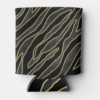 Rafraîchisseur Pour Canette Zebra Stripes : Abstrait Monochrome Sans Seamless.