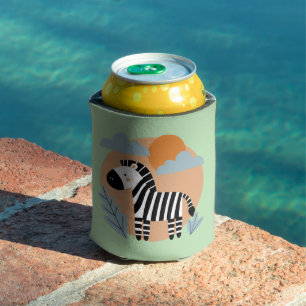 Rafraîchisseur Pour Canette Zèbre Fantaisiste Inspiré du Scandinave