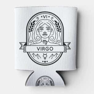 RAFRAÎCHISSEUR POUR CANETTE ZODIAC BADGE SYMBOLE VIRGO STROKE