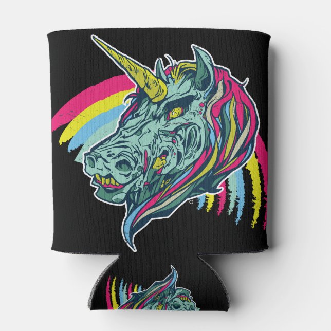 Rafraîchisseur Pour Canette Zombie Unicorn (Dos)