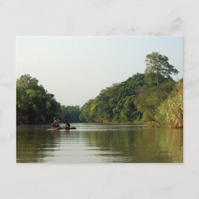 Rafting am Mae Ping Postkarte (Vorderseite)