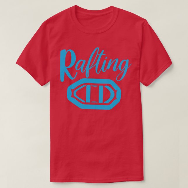 Rafting Boat Whitewater Rafter Raft (1) T-Shirt (Design vorne)