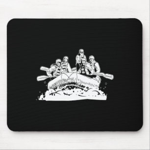 Rafting - Bootfahren mit Weißwasser Mousepad