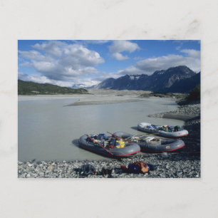 Rafting des Alsek flussabwärts Postkarte