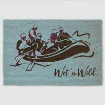 Rafting Design Coir DoorMat