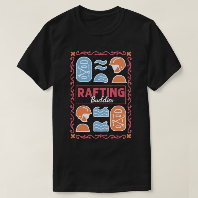 Rafting-Kumpels T-Shirt (Design vorne)