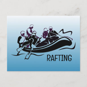 Rafting Postkarte
