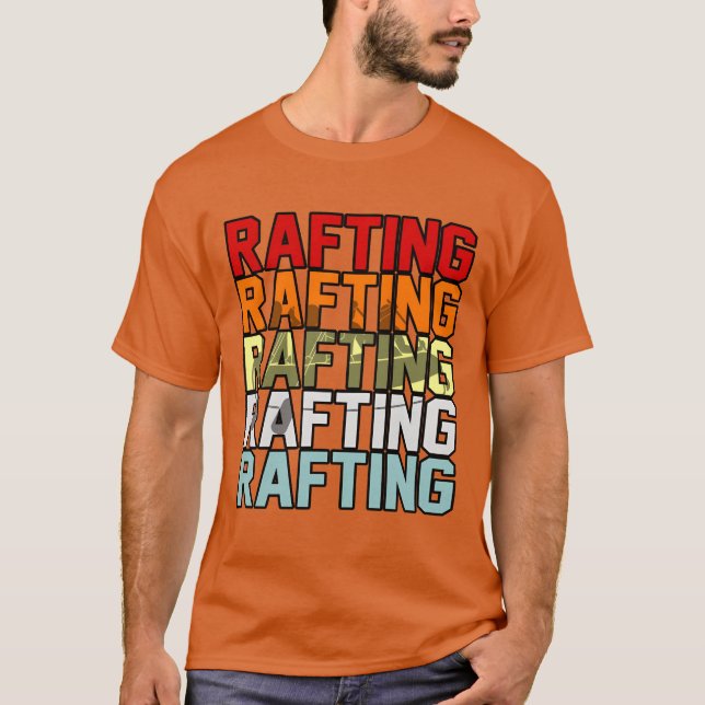 Rafting Sport vintage T-Shirt (Vorderseite)