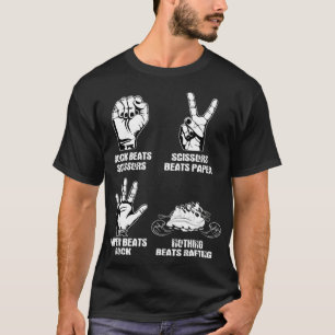 Rafting Sprichwort Geschenk Dinghy White Water Pad T-Shirt