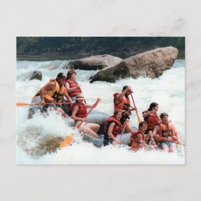 Rafting the Youghgieny Postkarte (Vorderseite)