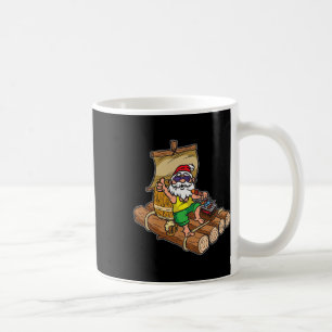 Rafting Weihnachtsmann Weihnachten im Juli Party f Kaffeetasse