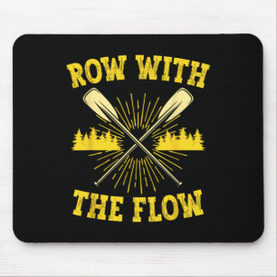 Rafting Whitewater Rafter Row mit Flow Mousepad