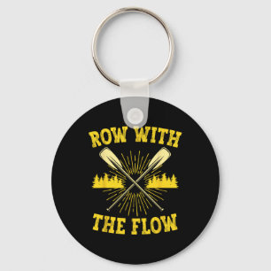 Rafting Whitewater Rafter Row mit Flow Schlüsselanhänger