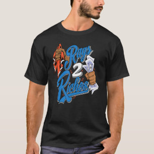 Rag 2 Riches V1 Hi Res Blue 700s Matching T-Shirt