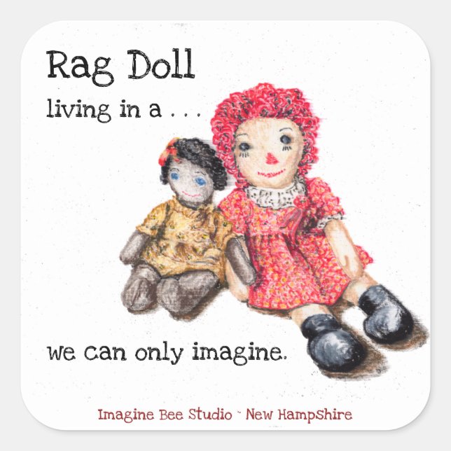 Rag Doll live, Stickers (Vorderseite)