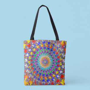 Rag Rug Fraktal Tasche